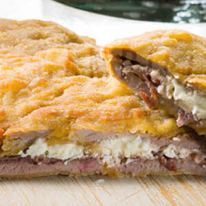 Cachopo de Cecina de Rulo de Cabra de 500 grs.